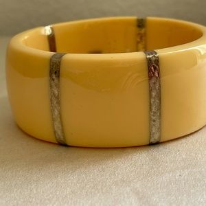 IPPOLITA Resin Sterling Silver 925 Wide Bangle Bracelet New rare